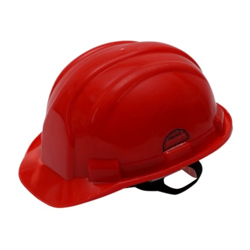 Prima Safety Helmet Red Nape Strap, PSH-02, Pack of 5